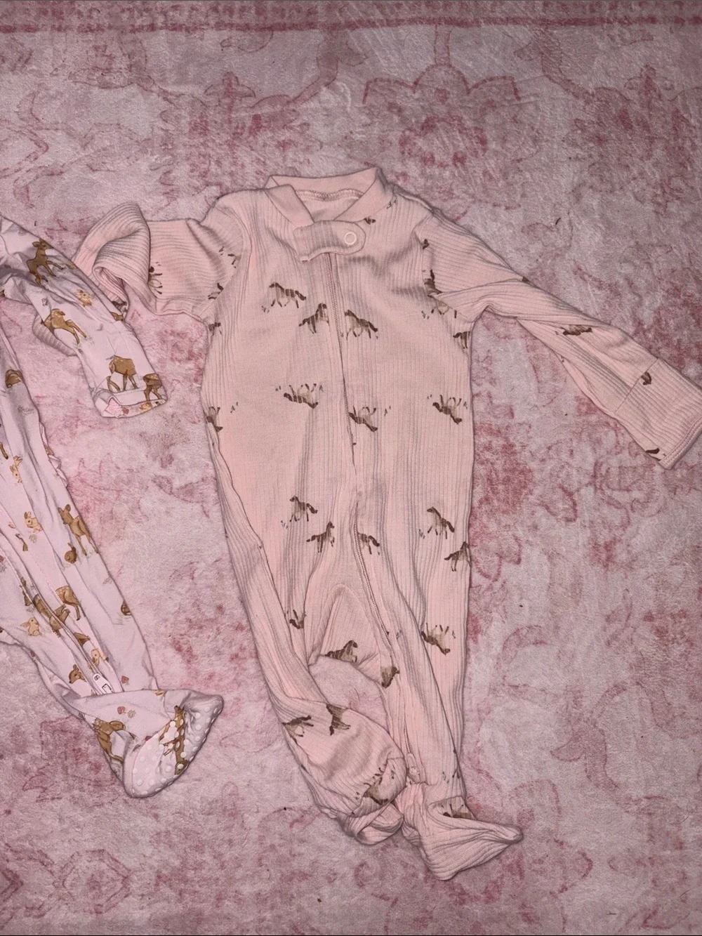 Baby Girl 2 bamboo 1 cotton zip up